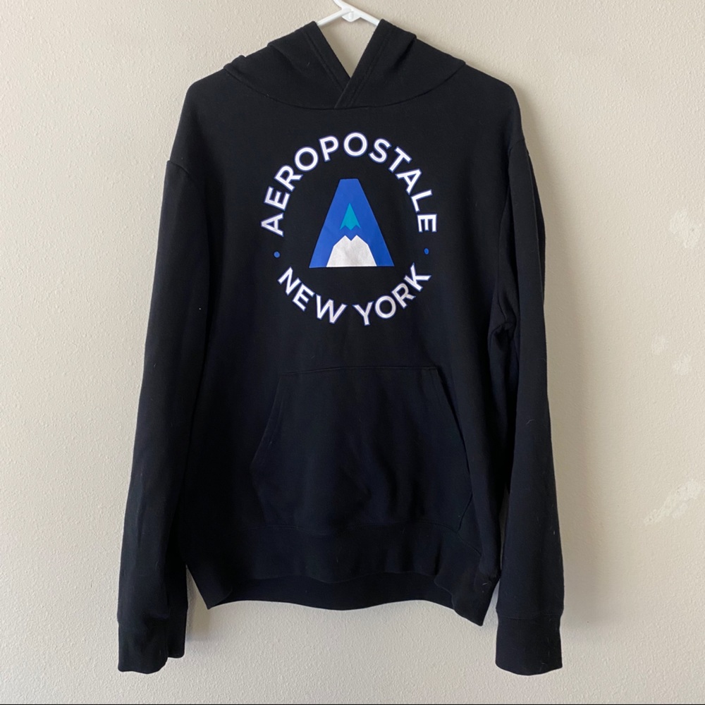 Aeropostale Black Long Sleeve Hoodie